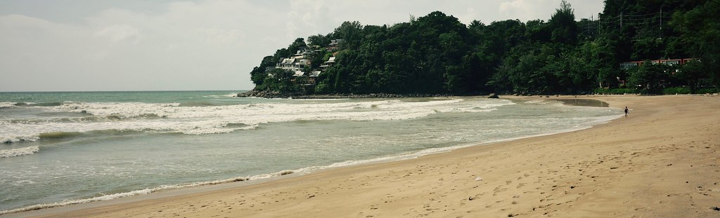 The quieter sands of Kamala Beach, Phuket